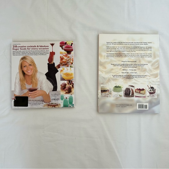 Sandra Lee Cocktail and Desert Cookbook Set - Picture 2 of 8